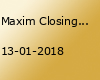Maxim Closing Party