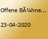 Offene Bühne im April