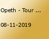 Opeth - Tour 2019 | München