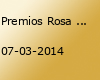 Premios Rosa Roja V Edición