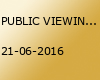 PUBLIC VIEWING IN BLOMBERG   Deutschland vs Nordirland