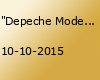 "Depeche Mode & More - Party meets DokumentART 2015"
