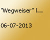 "Wegweiser" live in Westerbur