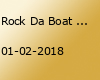 Rock Da Boat Tour 2018
