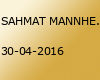 SAHMAT MANNHEIM "TANZ IN DEN MAI"@NOBLESS