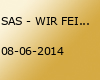 SAS - WIR FEIERN TECHNO *PARTYTIGER B-DAY* - LUIS FLORES - 08/06/14