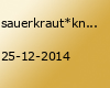 sauerkraut*kneipe presents: PUNSCH, SPIELE & SCHROTTWICHTELN