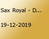 Sax Royal - Dresdner Lesebühne Dezember 2019 mit Noah Klaus