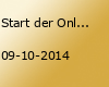 Start der Online-Anmeldung (Wintersemester 2014/2015)