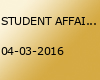 STUDENT AFFAIRS║Fr.04.03║Union Halle║Klausurenende