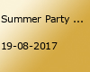 Summer Party mit BBQ