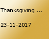 Thanksgiving 2017 - Truthahn-Buffet