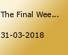 The Final Weekend! /w DJ Thomaz