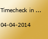 Timecheck in Schwerinsdorf