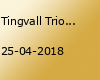 Tingvall Trio at Harmonie (April 25, 2018)
