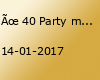 Ü 40 Party mit Gunnar