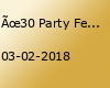 Ü30 Party Februar: 80er, 90er, 2000er & Charts - Fabrik Coesfeld