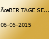 ÜBER TAGE SEASON OPENING 2015