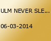ULM NEVER SLEEPS - Dein Donnerstag im SuCasa!