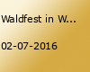 Waldfest in Willmsfeld mit Public Viewing