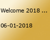 Welcome 2018 - Wir trinken auf die guten Vorsätze!