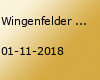 Wingenfelder at Altes Theater (November 1, 2018)