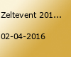 Zeltevent 2016