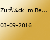 Zurück im Beton