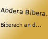 Abdera Biberach
