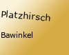 Platzhirsch